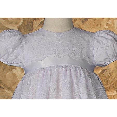 Morgan Poly Baptism Cotton Gown - Churchings