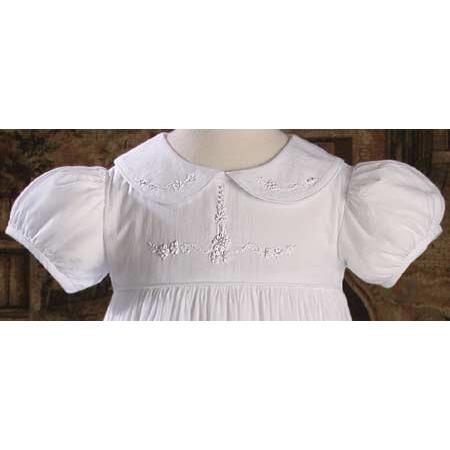 Avina Cotton Baptism Gown - Churchings