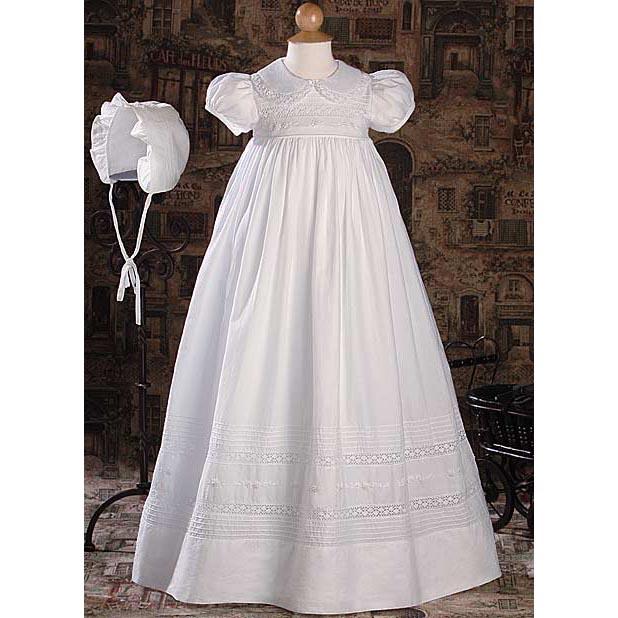 Aveline Cotton Baptism Gown - Churchings