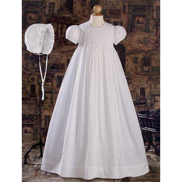 Adelaide Cotton Baptism Gown - Churchings