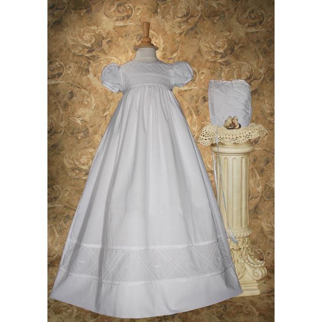 Estrella Cotton Baptism Gown - Churchings