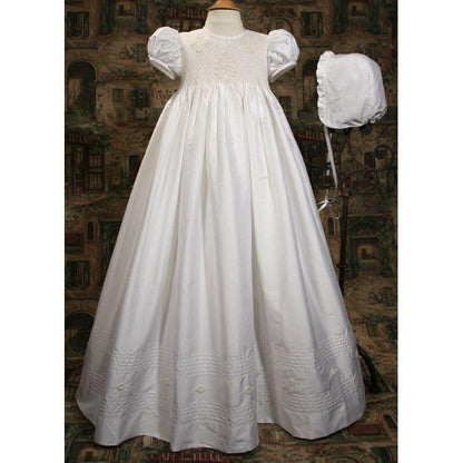 Philippa Dupioni Baptism Gown - Churchings