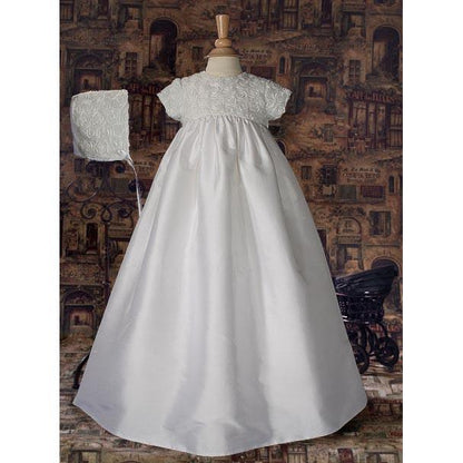 Solana Dupioni Baptism Gown - Churchings