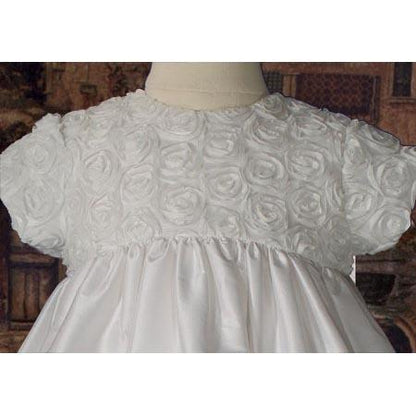 Solana Dupioni Baptism Gown - Churchings