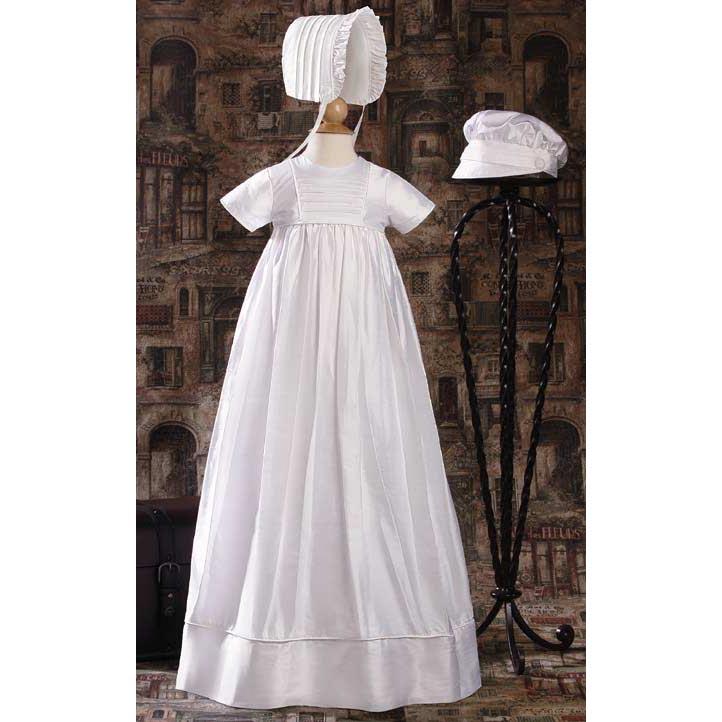 Sawyer Dupioni Family Baptism Gown - Churchings