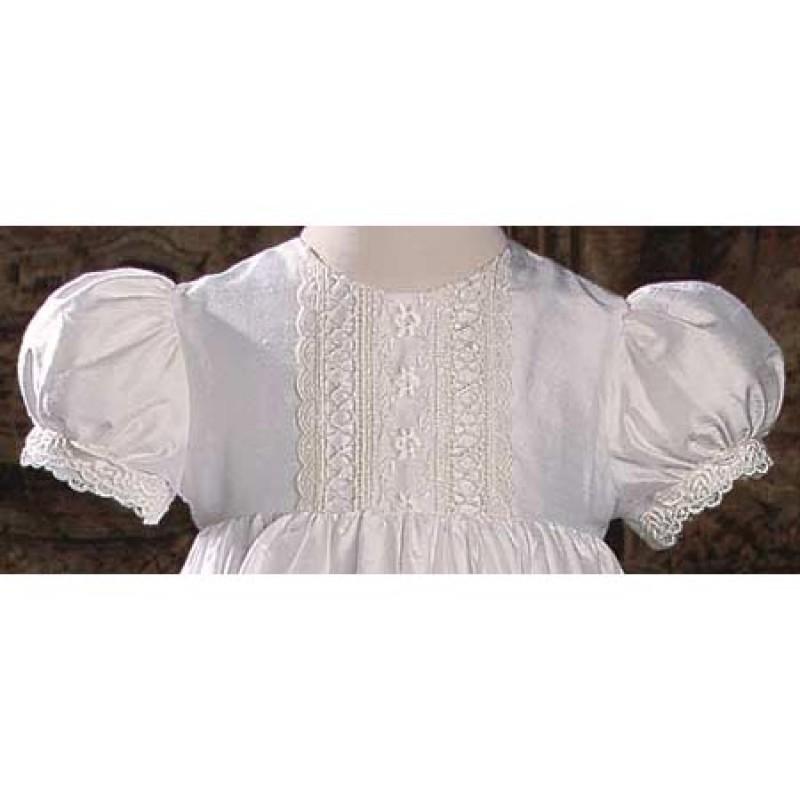 Layla Dupioni Princess Baptism Gown - Churchings