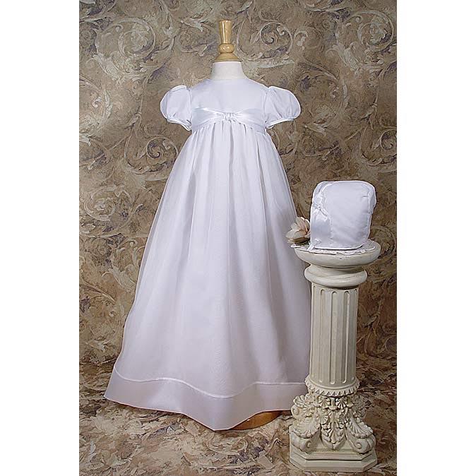 Edith Organza Baptism Gown - Churchings