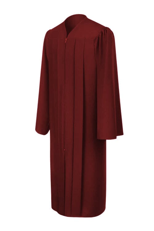 Matte Burgundy Choir Robe - Churchings