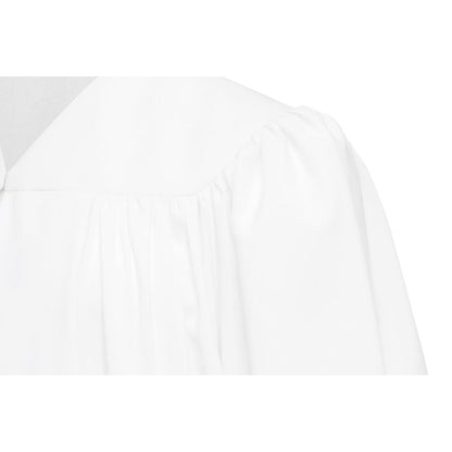 Premium White Baptismal Robe - Churchings