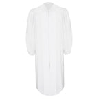 Premium White Baptismal Robe - Churchings