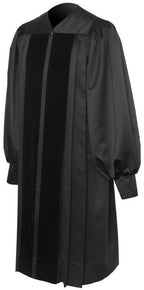 Black Clergy Robe - Churchings