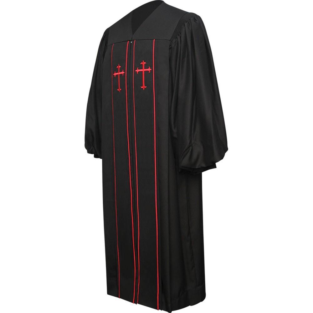 Protestant Robe Clerical Clergy Robe - Clergy, Pastor & Minister Robes – Churchings