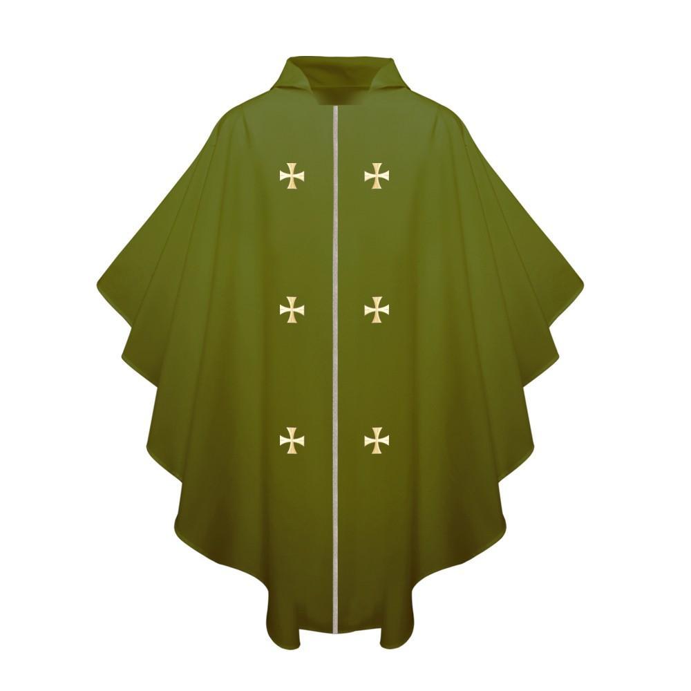 Olive Green Chasuble - Churchings